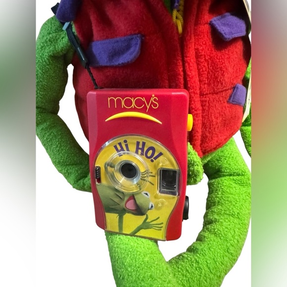 Kermit the Frog-tographer Plush 2002 Macy's Exclusive 26" w/ CAMERA - NEW Tags - Picture 5 of 12
